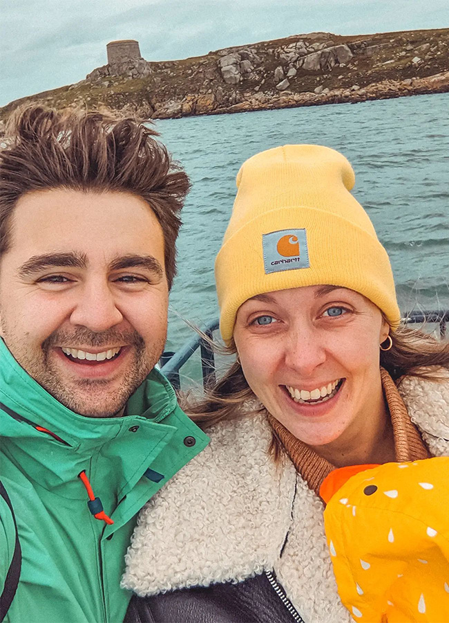 Carl Mullan and his wife Aisling. Pic: Carl Mullan/Facebook