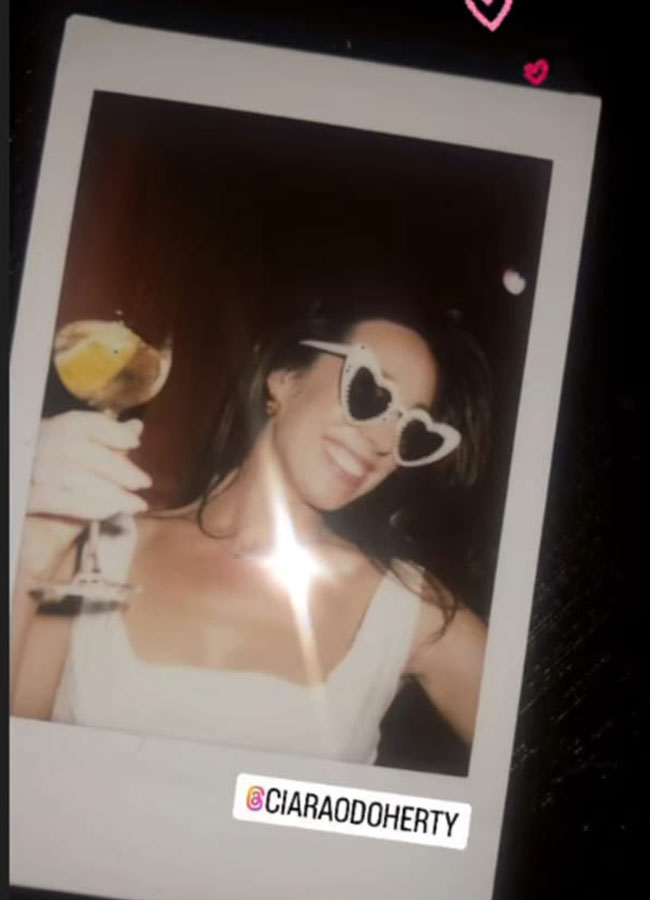 Ciara O'Doherty celebrates engagement party