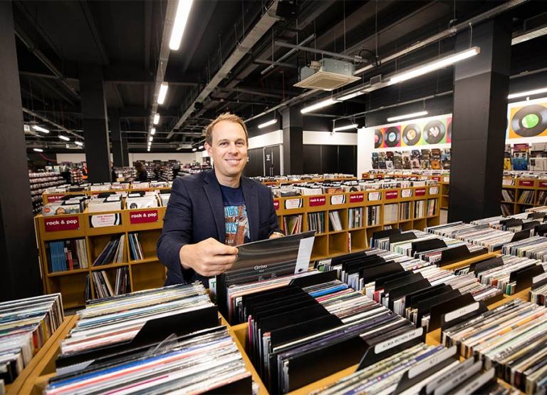 Owner of hmv, Doug Putman ahead of tomorrow's official launch event of the hmv Vault in Birmingham - EuropeÕs biggest entertainment retail experience, which will feature singer Liam Payne