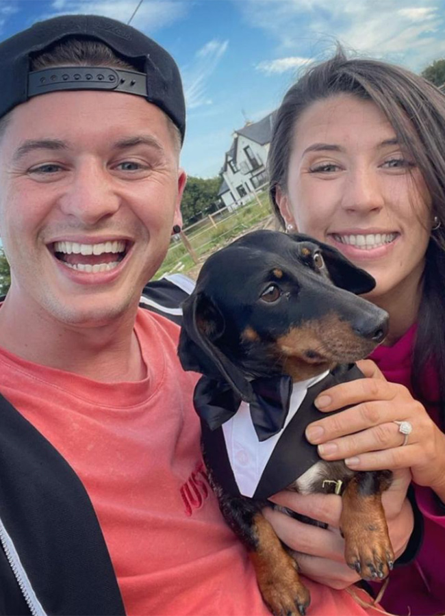 Tadhg Fleming and fiancée Alannah