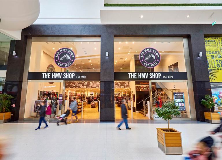 HMV is set to make a return to Oxford Street after a four-year absence, with a lease signed to confirm the reopening of its flagship store later this year. Image shows hmv Wigan, which shares the same interior concept that 363 Oxford Street will be fitted with, offering a huge range of pop culture merchandise, vinyl, film and TV
