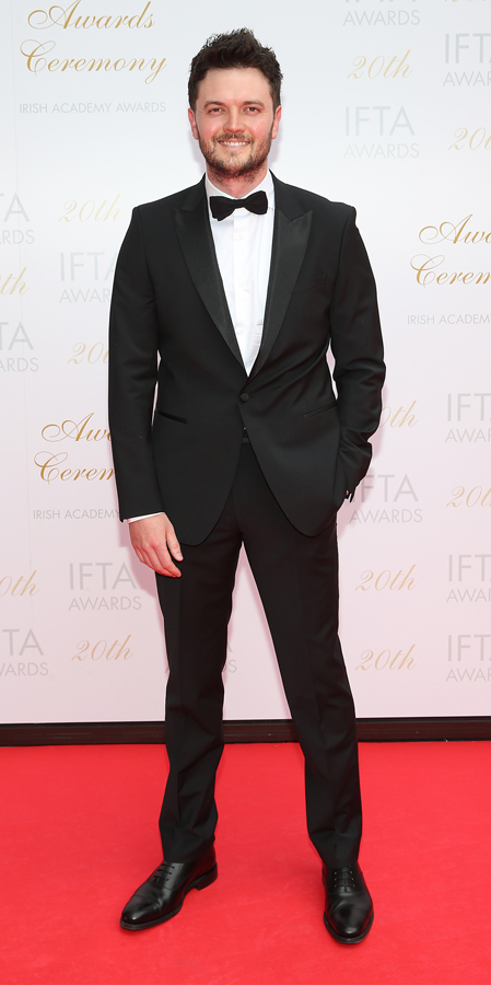 Kerr Logan at the Irish Film and Television Awards 2023 at the Dublin Royal Convention Centre. Pic: Brian McEvoy