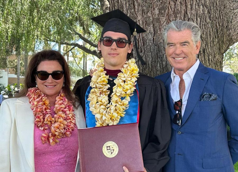 Pierce Brosnan and his wife Keely 'beyond proud' as son graduates