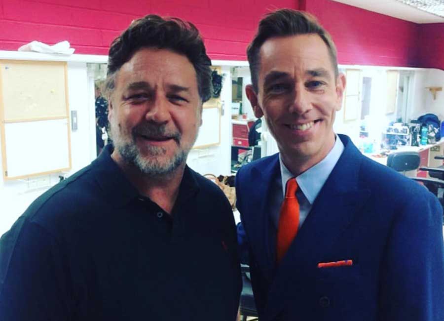 WATCH: Russell Crowe makes emotional farewell video for Ryan Tubridy