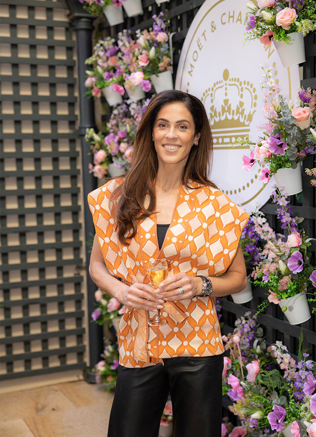 Glenda Gilson pictured at the launch of The Champagne Terrace at The Shelbourne