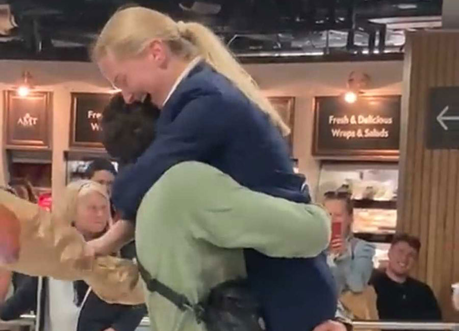 WATCH: Cute proposal at Dublin airport goes viral for the right reasons