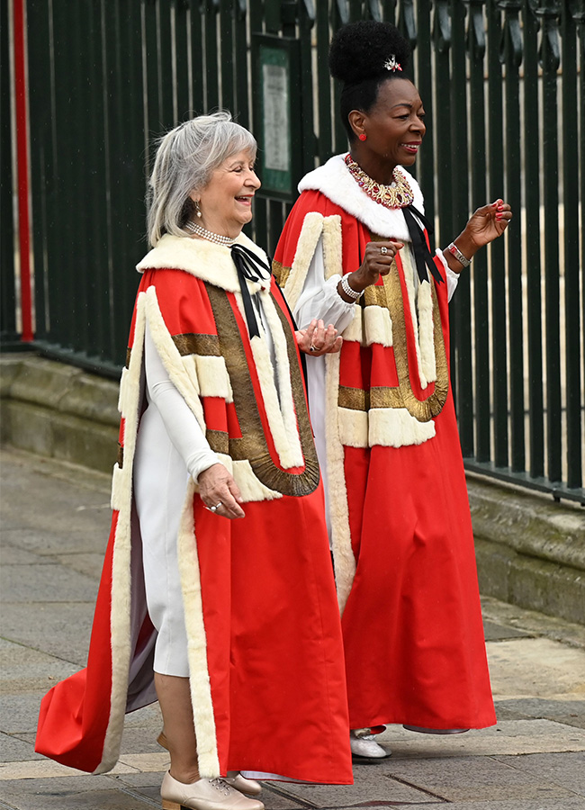 Baroness Floella Benjamin at Westminster Abbey, The Coronation of King Charles III, London, UK