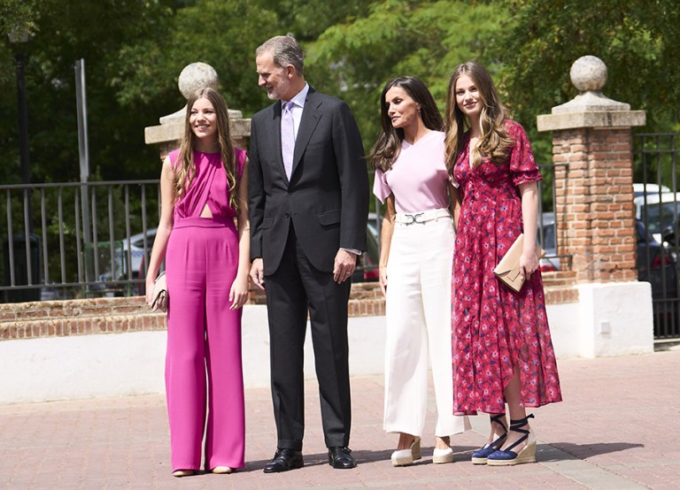 King Felipe VI, Queen Letizia, Crown Princess Leonor, Princess Sofia