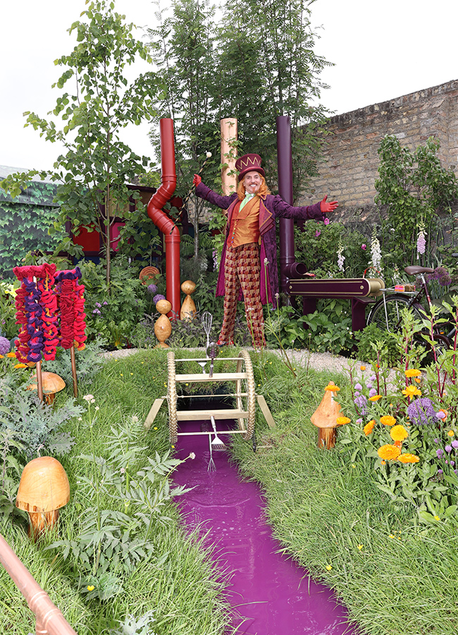 Gareth Snook who plays Willy Wonka in Charlie and The Chocolate Factory - The Musical