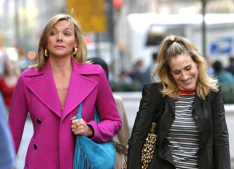Kim Cattrall and Sarah Jessica Parker On Location For "Sex And The City"