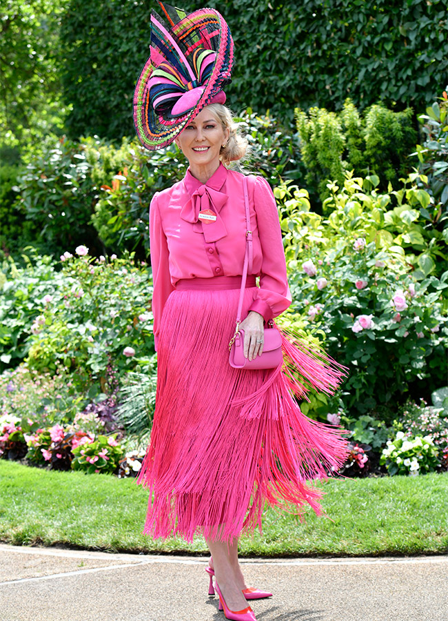 Amanda Macor attends day three of Royal Ascot 2023 at Ascot Racecourse