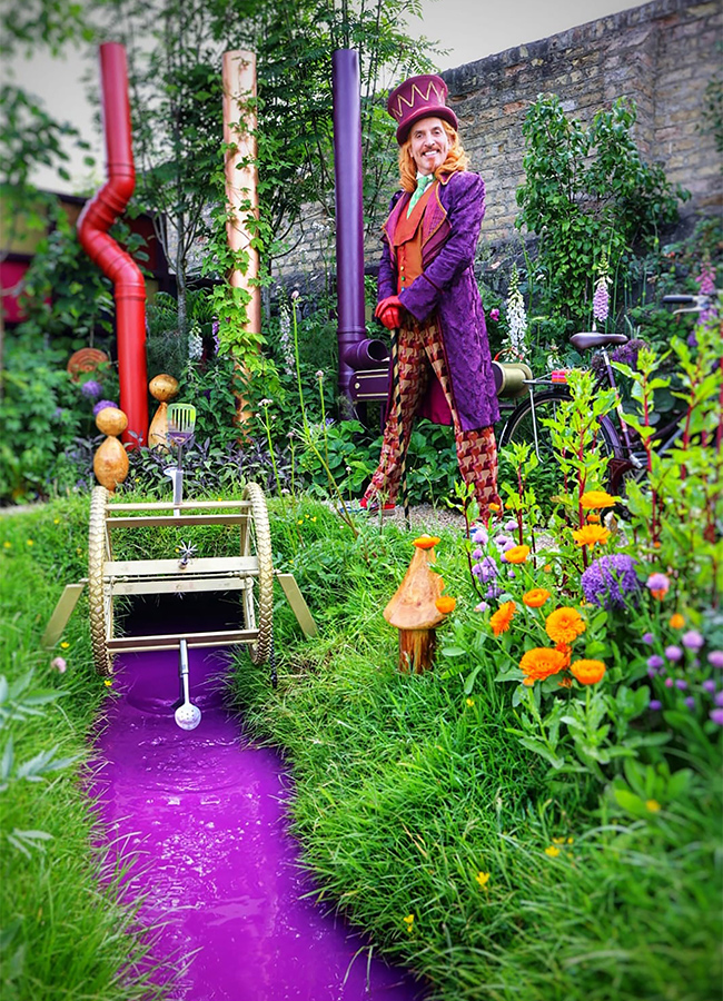 Actor Gareth Snook, who plays Willy Wonka in the West End run of Charlie and Chocolate Factory The Musical