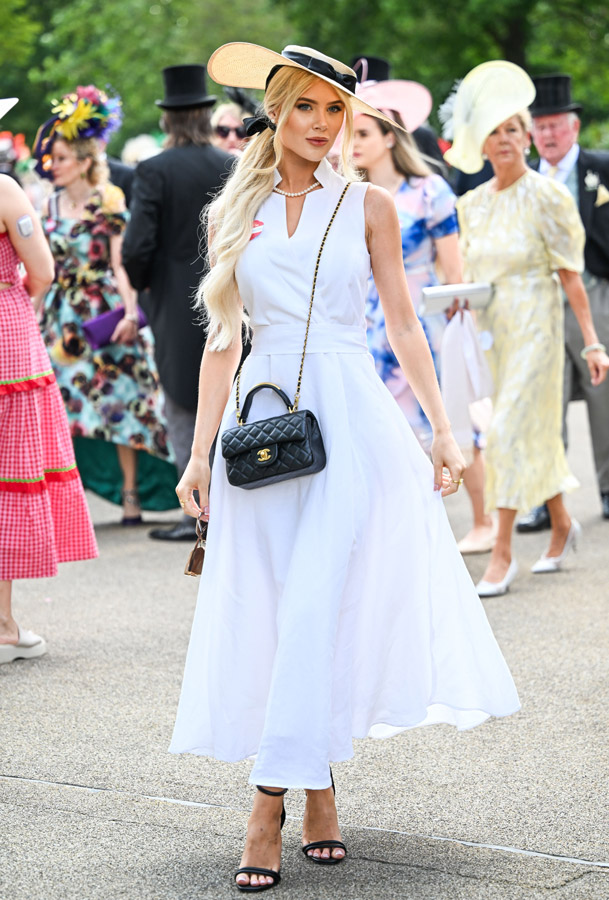 Racegoer at Royal Ascot, Day Three