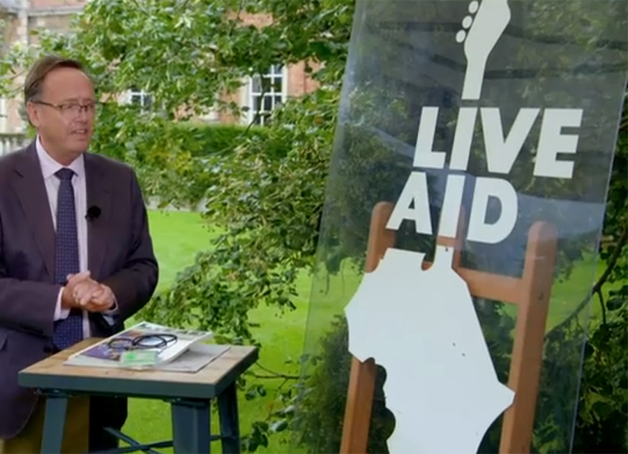 Antiques Roadshow guest shocked at price of 1985 Live Aid poster he found in bin