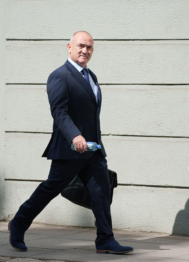 Noel Kelly arriving at Leinster House for the PAC committee