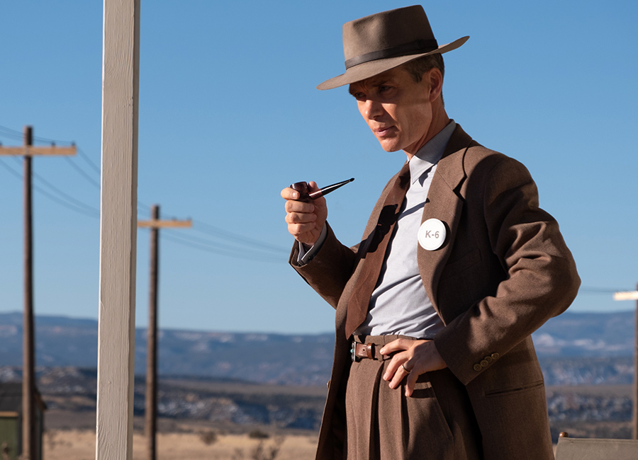 Cillian Murphy is J. Robert Oppenheimer in OPPENHEIMER, written, produced, and directed by Christopher Nolan