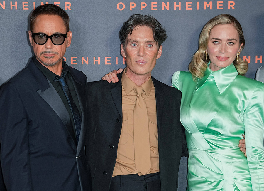 PICS: Emily Blunt is elegant in satin at Oppenheimer premiere with Cillian Murphy