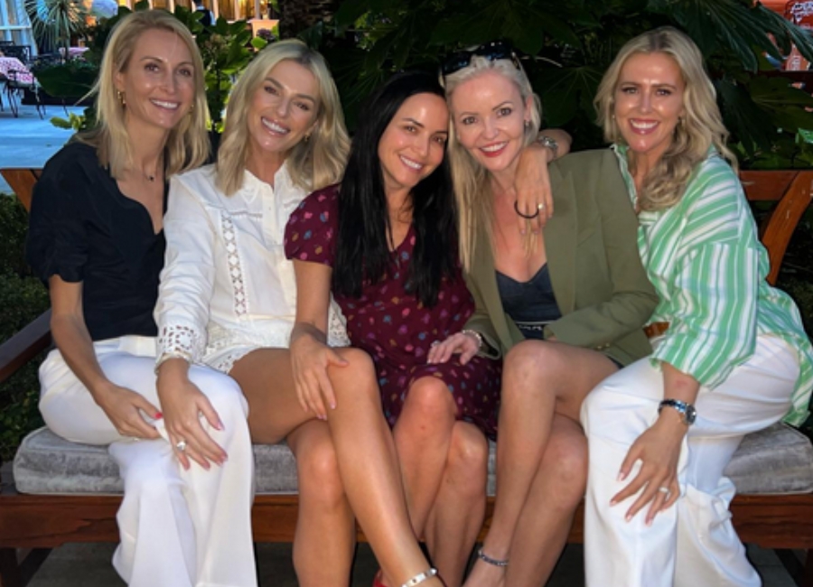 Pippa O'Connor enjoys girls' day with glam pals after watching her brother at the RDS