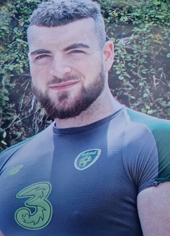 Undated handout photo issued by the Garda of Luke McSweeney, 24.