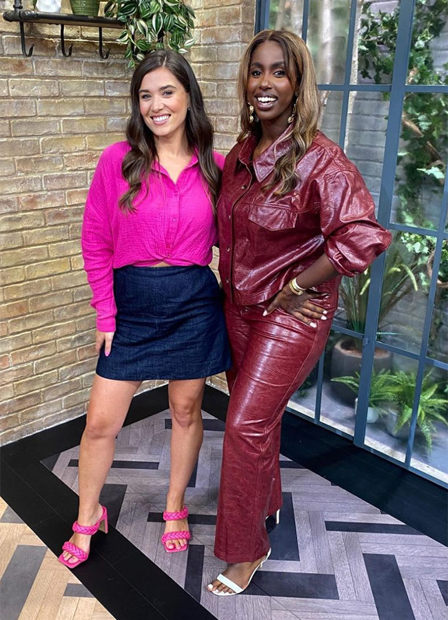 Síomha Ní Ruairc and Katja Mia on Ireland AM. Pic: Síomha Ní Ruairc / Instagram