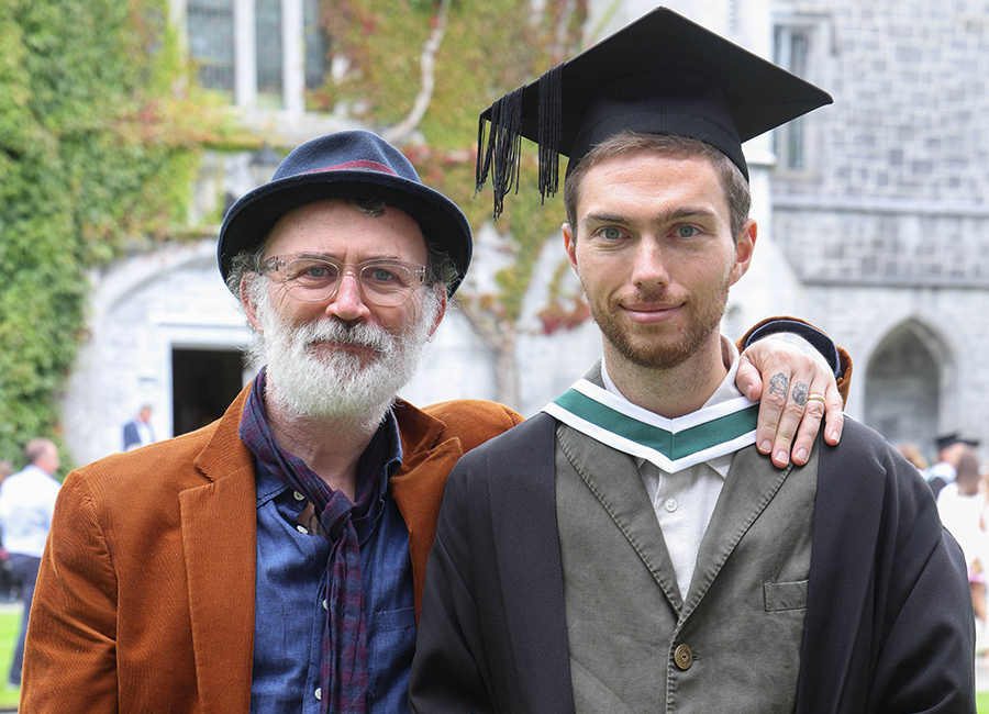 Tommy Tiernan so proud as his son graduates from UCG