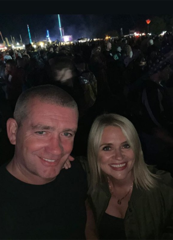 Karen Koster and John McGuire at Electric Picnic. Pic: Karen Koster / Instagram