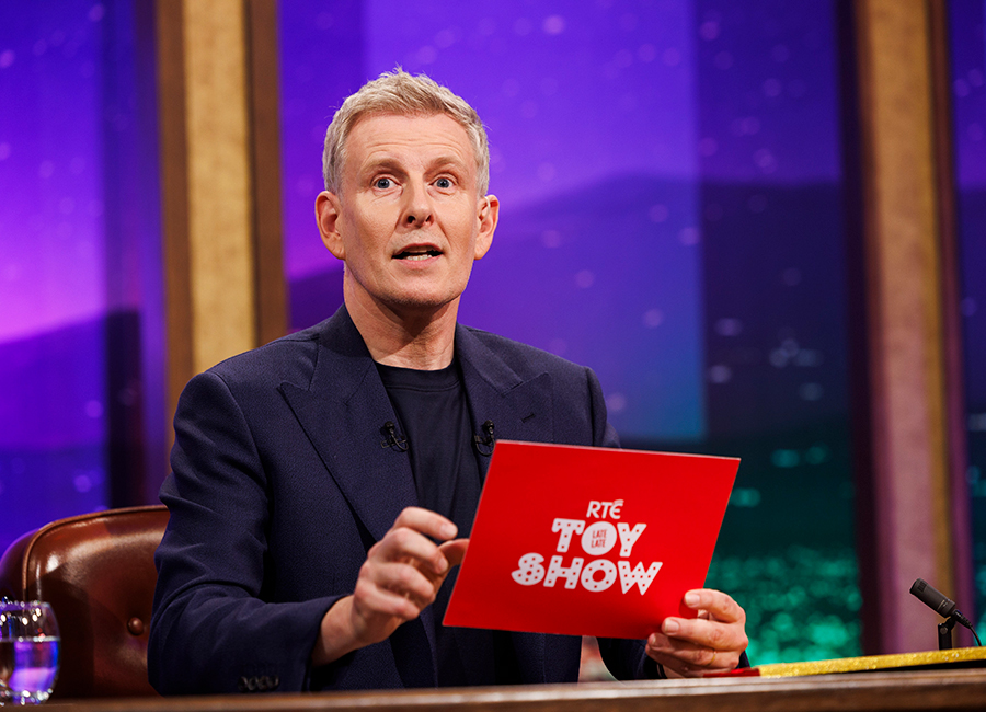 Host Patrick Kielty pictured on the 61st series return of The Late Late Show, 15th September 2023