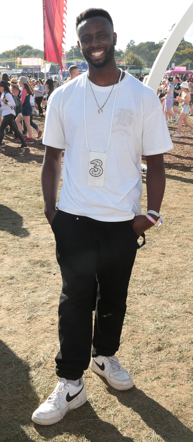 Artist Kestine at the 3Charge&Chill area at Electric Picnic. Pic: Brian McEvoy