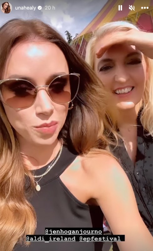 Una Healy at Electric Picnic. Pic: Una Healy / Instagram