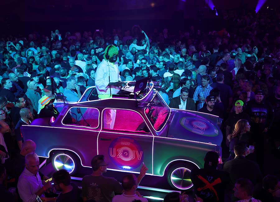 Pauli The PSM performs during opening night of U2:UV Achtung Baby Live at Sphere on September 29, 2023 in Las Vegas, Nevada. Pic: Getty Images