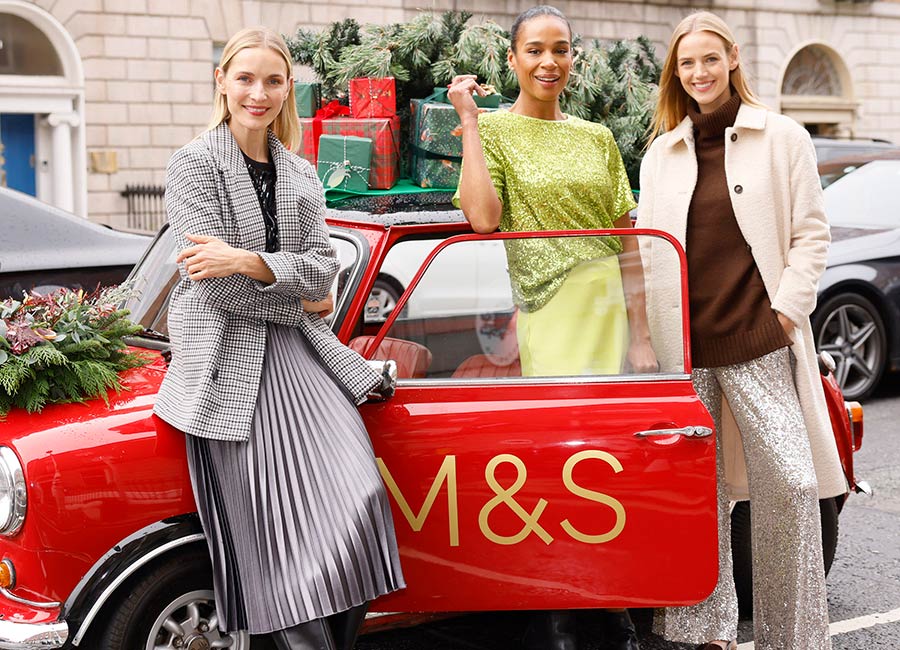 PICS: Marks and Spencer unwraps Christmas at star-studded festive showcase