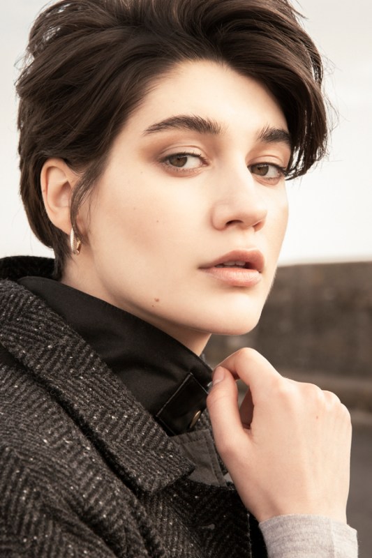 Shauna overcoat in Molloy grey herringbone €590.00