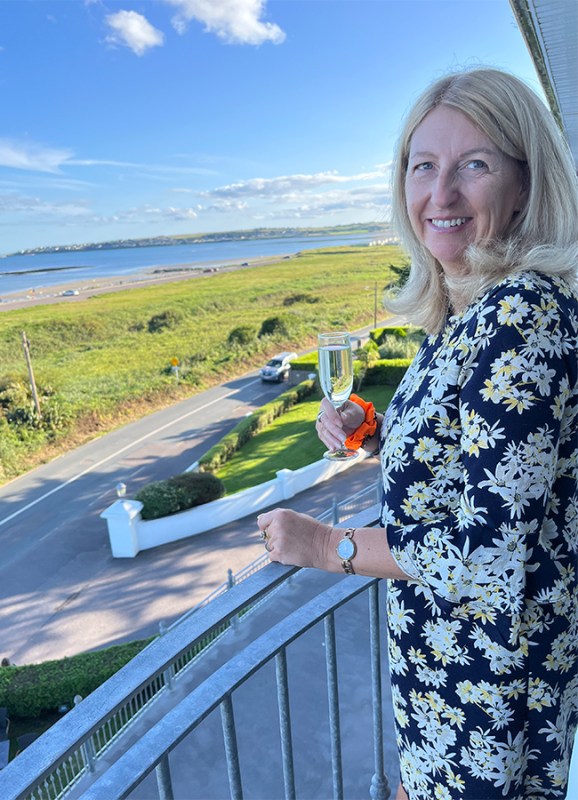 Michelle at The Garryvoe Hotel.