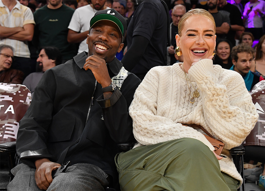 Rumoured newlyweds Adele and Rich Paul appear smitten courtside