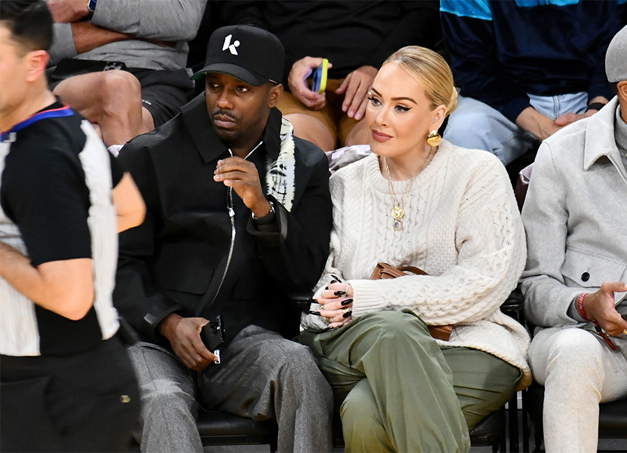 Rich Paul and Adele. Pic: Allen Berezovsky/Getty Images
