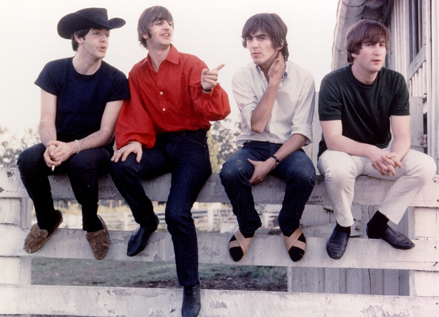 The Beatles in the movie Help! Pic: Michael Ochs Archives/Getty Images