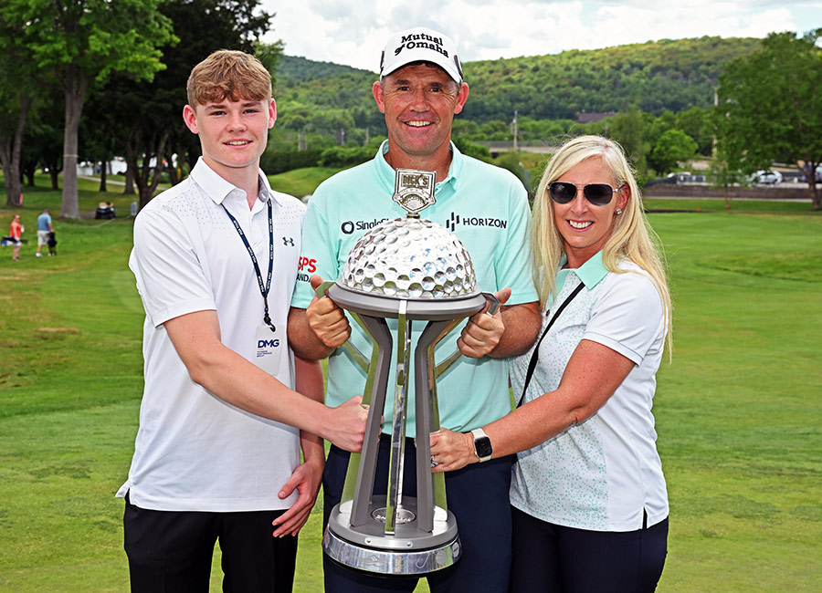 Padraig Harrington and his son Ciaran due to tee off together in huge championship