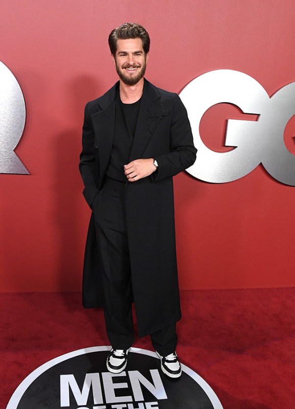 Andrew Garfield arrives arrives at the GQ Men of the Year Party 2023 at Bar Marmont. Pic: FilmMagic