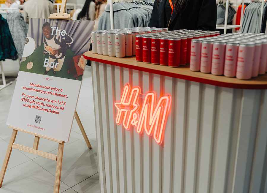 H&M Liffey Valley Dublin store. Pic: H&M