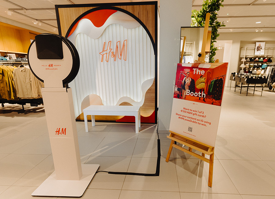 H&M Liffey Valley Dublin store. Pic: H&M