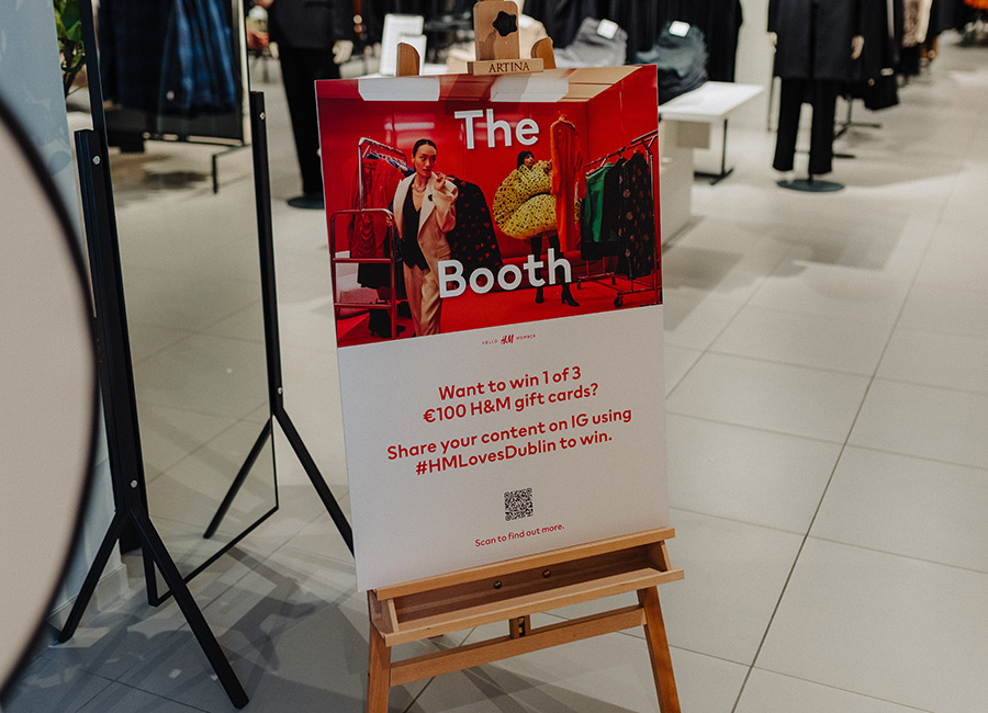 H&M Liffey Valley Dublin store. Pic: H&M