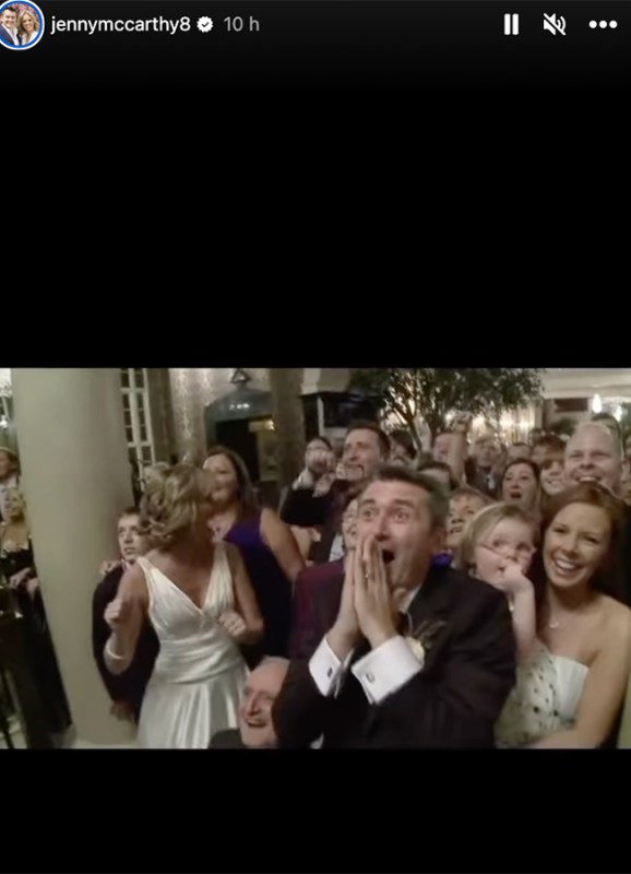 Jenny McCarthy surprised Martin King on their wedding day