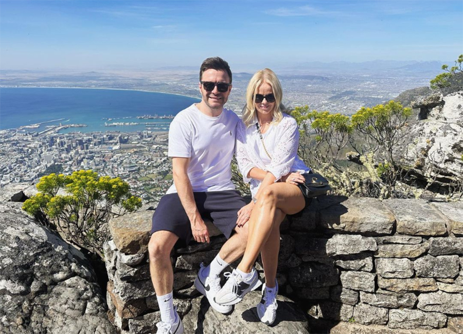 'What a trip we're having!' Gillian Filan joins Shane on tour in South Africa