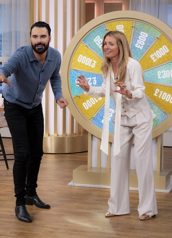 Rylan Clark, Cat Deeley 'This Morning' TV show. Pic: REX
