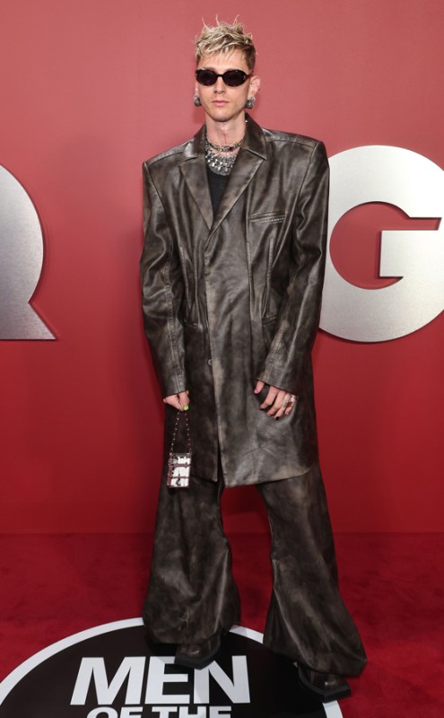 Machine Gun Kelly at the GQ Men of the Year, Los Angeles, California. Pic: REX
