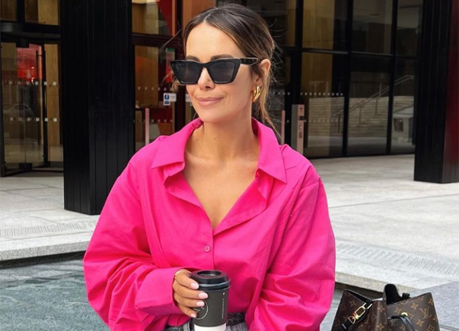 Festive Barbie! Carol Byrne's pink high street outfit is a great alternative to sequins