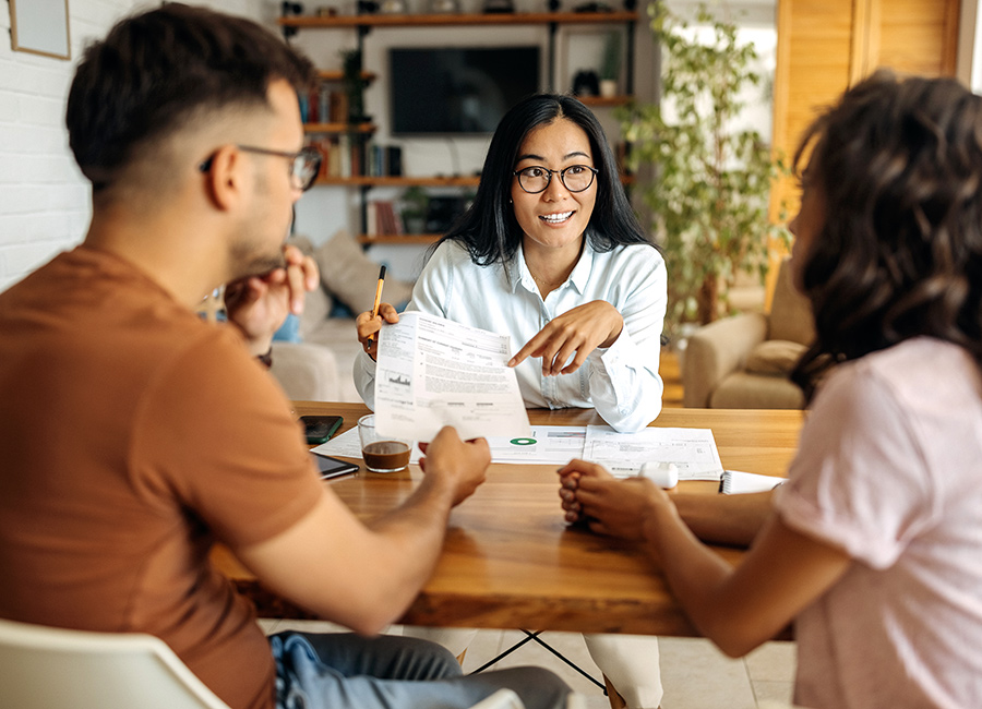 couple first-time-buyers new home