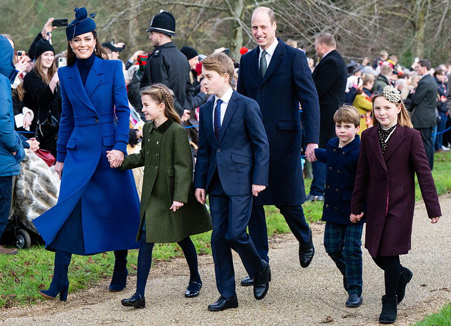 Kate Middleton brings back her classic blue look for Christmas Day service