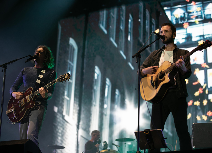 Gary Lightbody and Johnny McDaid of Snow Patrol. Pic: Kieran Frost/Redferns