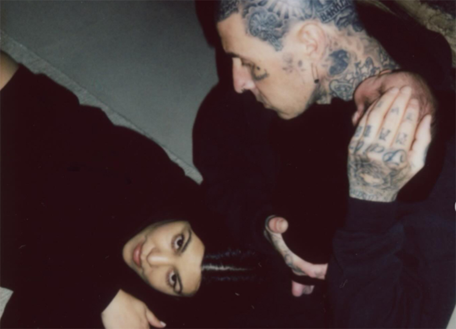 Kourtney Kardashian finally shares glimpse of baby in family photoshoot